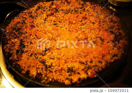 韓国料理・チュクミ (イイダコ鍋)後のとびっこチャーハン 韓国料理・チュクミ (イイダコ鍋)後のとびっこチャーハン 109972011