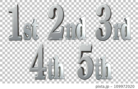 3DCG characters [1st/2nd/3rd/4th/5th] Silver, Silver 109972020