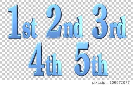 3DCG characters [1st/2nd/3rd/4th/5th] Blue, blue 109972077