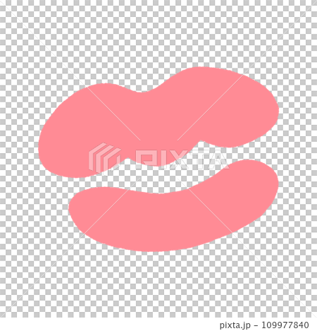 Pink kiss mark emoji/icon - simple and cute handwritten lips design material Pink kiss mark emoji/icon - simple and cute handwritten lips design material 109977840