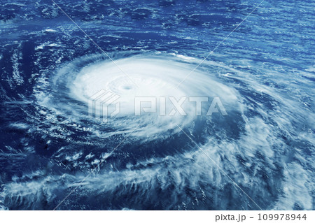 Hurricane from space. Elements of this image furnished by NASA Hurricane from space. Elements of this image furnished by NASA 109978944