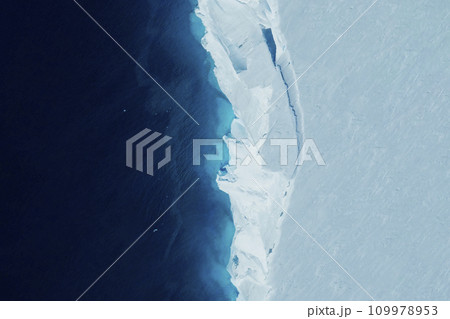Antarctica from space. Elements of this image furnished by NASA 109978953