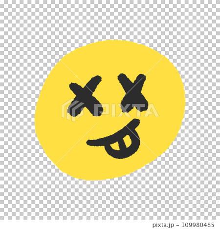 伸出舌頭微笑的手寫表情符號 - 犯罪者、吸毒者和騙子的圖片素材 伸出舌頭微笑的手寫表情符號 - 犯罪者、吸毒者和騙子的圖片素材 109980485