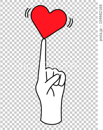 A heart delicately balanced on your fingers A heart delicately balanced on your fingers 109982168