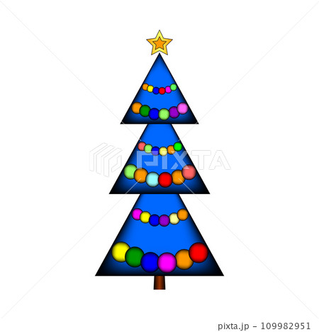 Christmas tree icon. 109982951