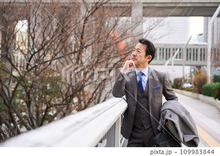 スーツ姿の男性 109983844