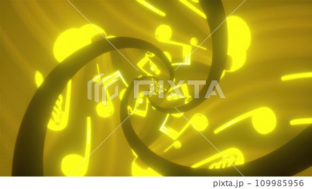 Music spiral notes 109985956