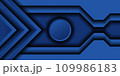 abstract dark blue paper  109986183