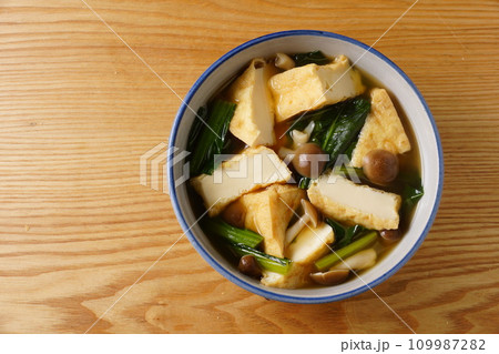 厚揚げと小松菜の煮物 109987282