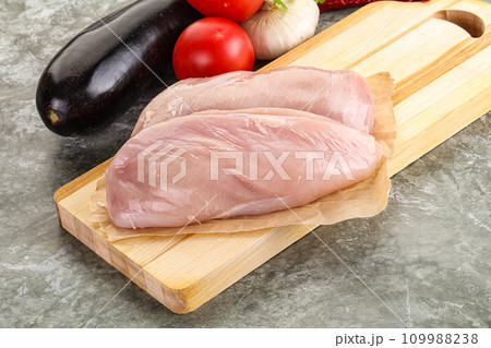 Raw chicken breast for cooking 109988238
