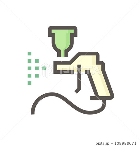 Car paint and repair service tool vector icon design, 48x48 pixel perfectand editable stroke. Car paint and repair service tool vector icon design, 48x48 pixel perfectand editable stroke. 109988671