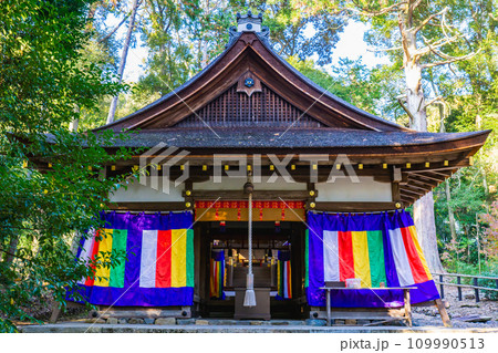 京都市北区上賀茂本山の大田神社　拝殿 109990513