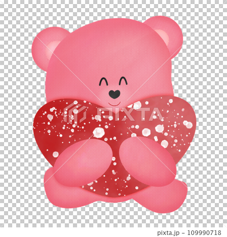 bear with heart  109990718