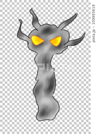 Illustration of a vikin with horns 109993619