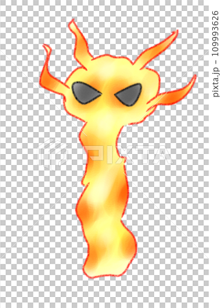 Illustration of a vikin with horns 109993626