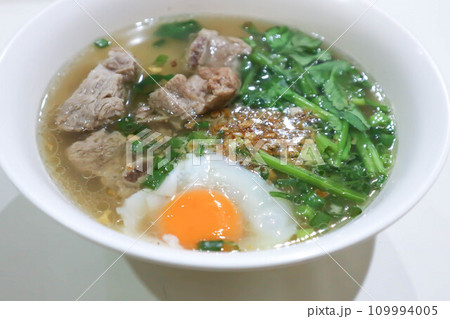pork soup or pork rib soup with egg and vegetable or boiled rice with pork or boiled rice soup and egg pork soup or pork rib soup with egg and vegetable or boiled rice with pork or boiled rice soup and egg 109994005