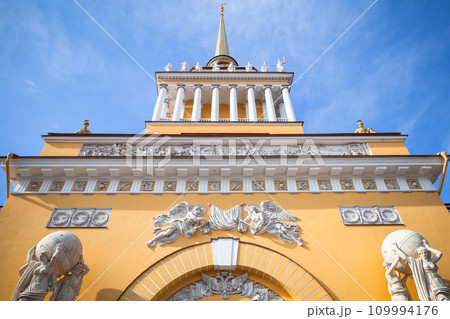 The Admiralty Building facade, Saint-Petersburg, Russia The Admiralty Building facade, Saint-Petersburg, Russia 109994176