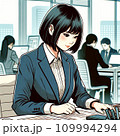オフィスで働くビジネスパーソン 109994294