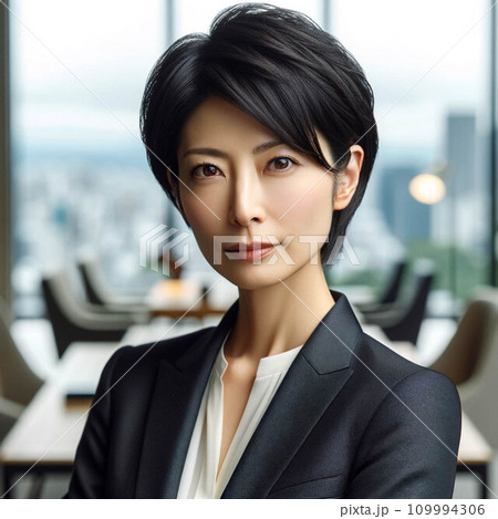 オフィスで働く若いビジネスウーマン 109994306