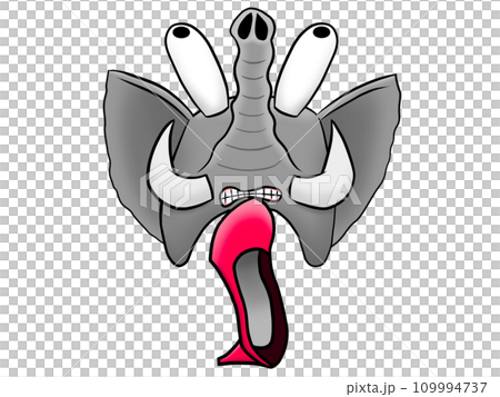 ハイヒールで蹴られる象 ハイヒールで蹴られる象 109994737