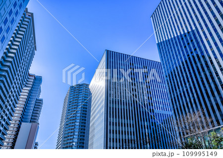 品川区東品川の都市風景　品川シーサイド駅 109995149