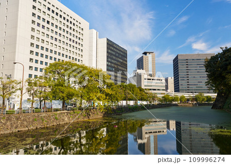 東京 内濠 清水濠とその周辺の街並み 東京 内濠 清水濠とその周辺の街並み 109996274