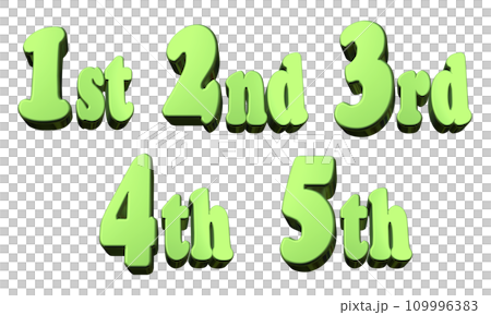 3DCG角色[第1/2/3/4/5] 綠色，綠色 109996383