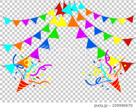 可愛的派對插畫 可愛的派對插畫 109996670