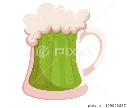 St. Patricks Day Green Irish Festival Beer. 109996827