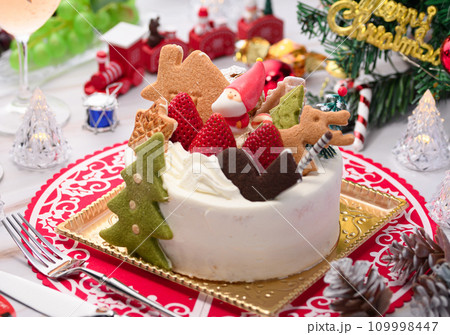 クリスマスケーキ 109998447