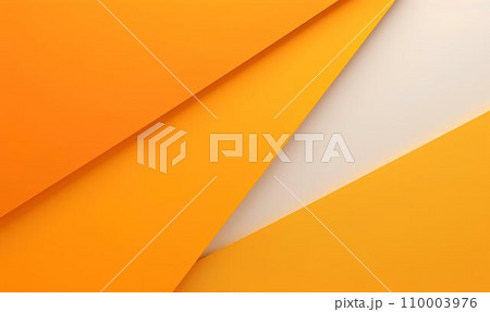 Abstract orange and yellow paper background. Minimal design. 3d render Abstract orange and yellow paper background. Minimal design. 3d render 110003976