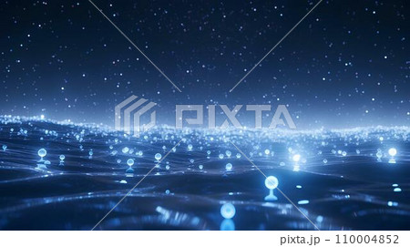 abstract blue background with bokeh defocused lights and stars abstract blue background with bokeh defocused lights and stars 110004852