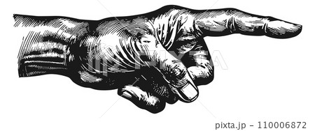 AI-generated content. Vintage forefinger sign engraving. Pointing hand etching isolated on white, recruitment pointer retro sketch, old engraved finger arrow AI-generated content. Vintage forefinger sign engraving. Pointing hand etching isolated on white, recruitment pointer retro sketch, old engraved finger arrow 110006872