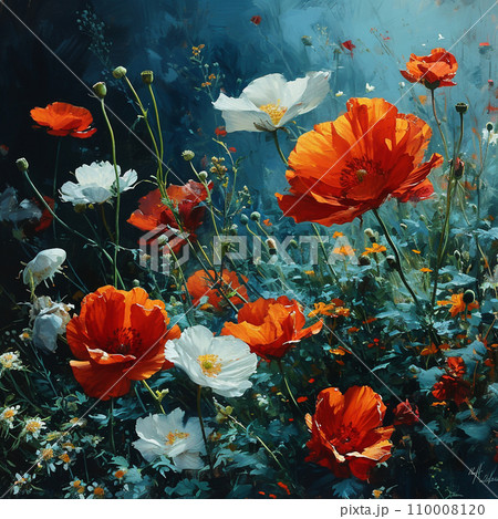 鮮やかな花のアート 鮮やかな花のアート 110008120