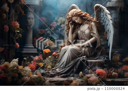 Monument to a mourning angel 110008824