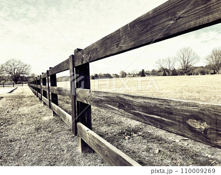 wooden fence  110009269