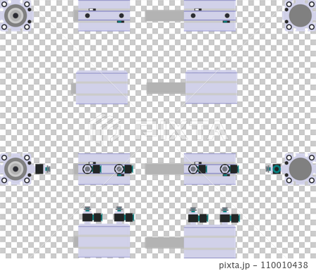エアシリンダ（薄型） 110010438