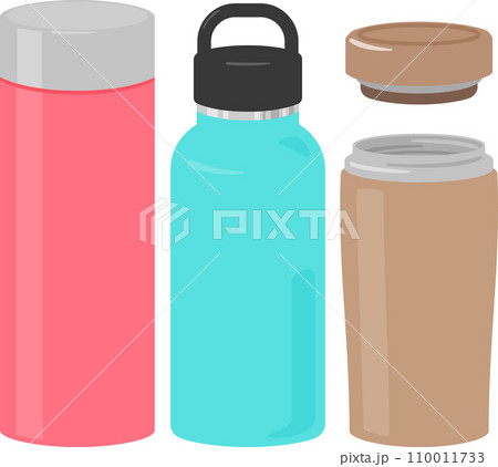 小型の保温水筒、タンブラー 110011733