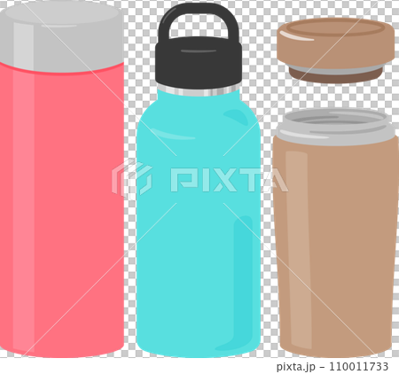 小型の保温水筒、タンブラー 110011733