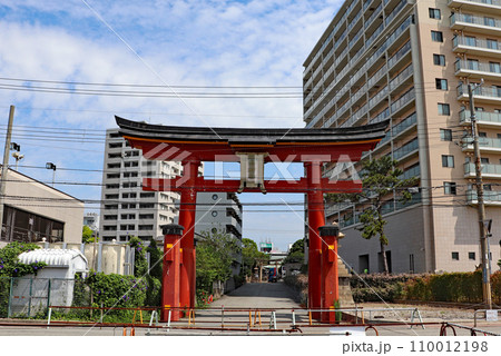 神戸・海神社の大鳥居 神戸・海神社の大鳥居 110012198