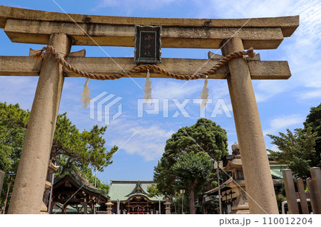 神戸・海神社の石鳥居 神戸・海神社の石鳥居 110012204