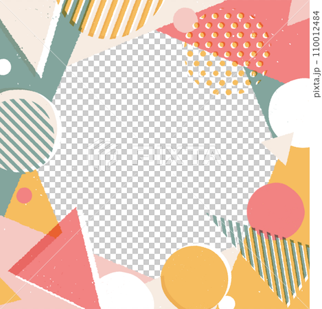 Background material_Rough Memphis pattern 110012484