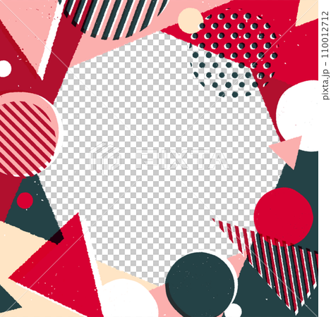 Background material_Rough Memphis pattern Background material_Rough Memphis pattern 110012712