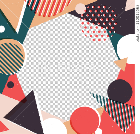 Background material_Rough Memphis pattern Background material_Rough Memphis pattern 110013568