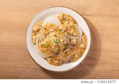 大根とキノコのそぼろあんかけ 110013677