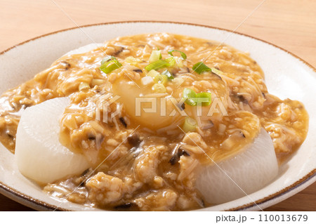 大根とキノコのそぼろあんかけ 110013679