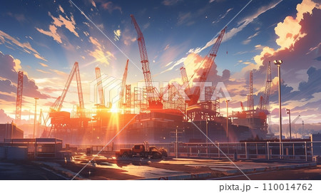 [AI生成画像]建設現場5 110014762