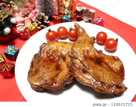 照り焼きチキン クリスマスイメージ 照り焼きチキン クリスマスイメージ 110015725