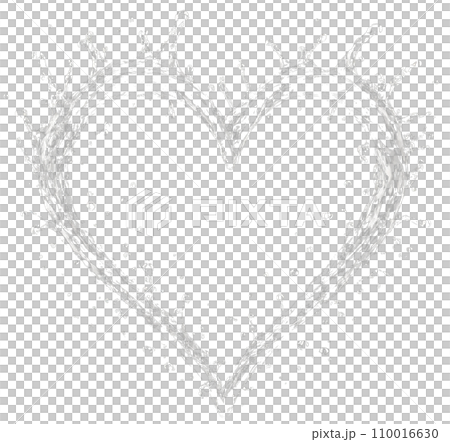 ハート型のスプラッシュウォーター 110016630