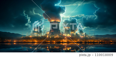 Innovative Atomic Power Reactor Science of Energy Generation, Sustainable Innovation in Futuristic Technology, Generative Ai 110018009